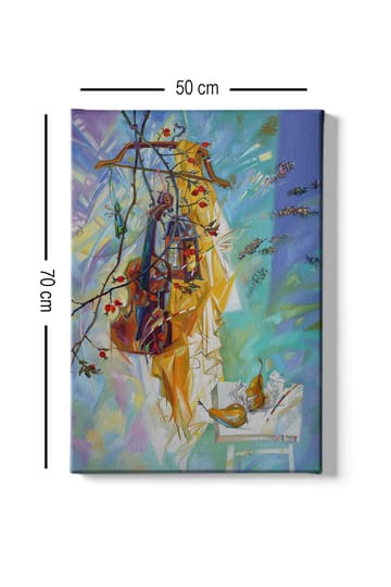 Dekorativ Canvasbilde 50x70 cm - Flerfarget - Interiør - Maleri & posters - Lerretsbilder