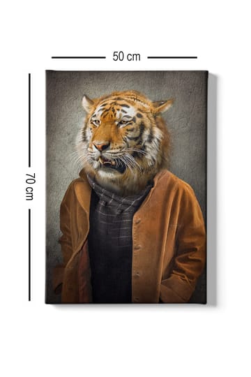 Dekorativ Canvasbilde 50x70 cm - Flerfarget - Interiør - Maleri & posters - Lerretsbilder