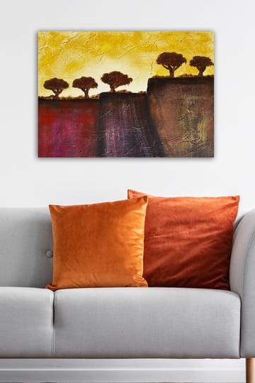 Dekorativ Canvasbilde 50x70 cm - Flerfarget - Interiør - Maleri & posters - Lerretsbilder