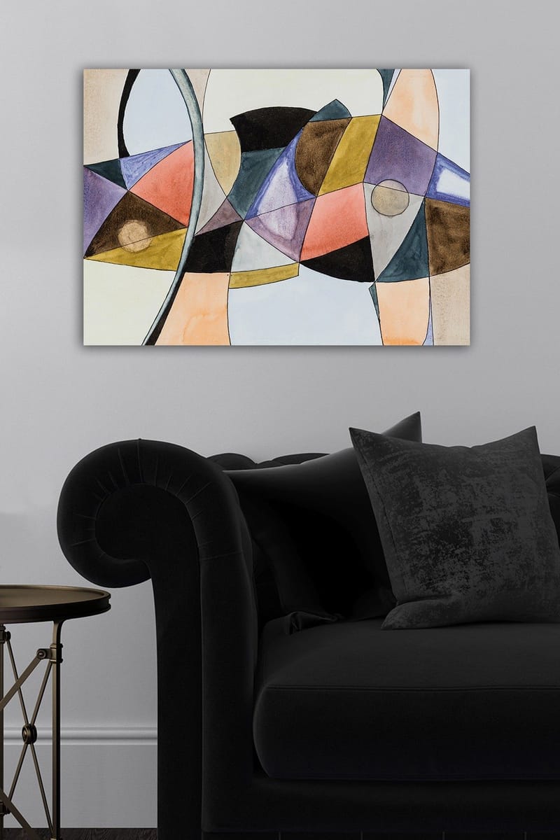 Dekorativ Canvasbilde 50x70 cm - Flerfarget - Interiør - Maleri & posters - Lerretsbilder