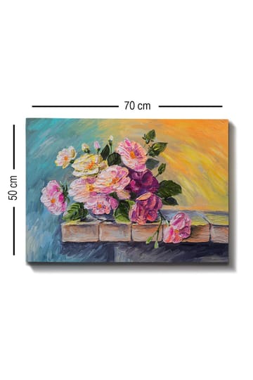 Dekorativ Canvasbilde 50x70 cm - Flerfarget - Interiør - Maleri & posters - Lerretsbilder