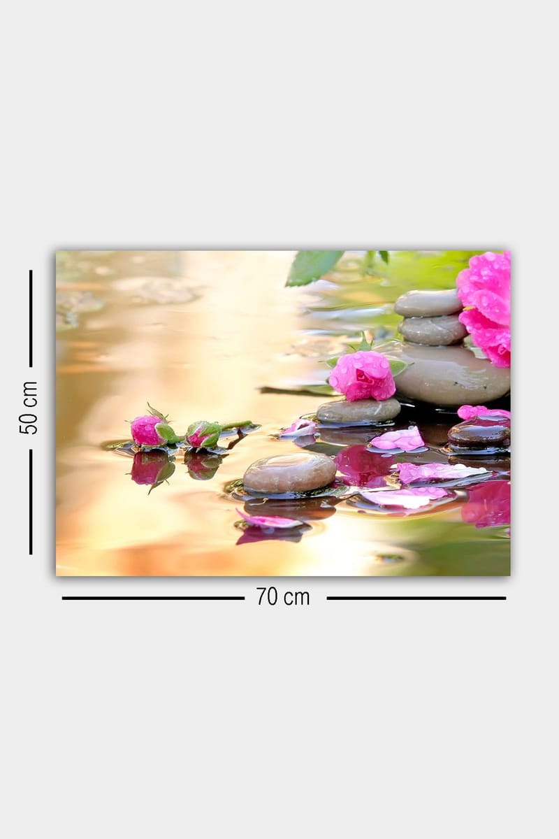 Dekorativ Canvasbilde 50x70 cm - Flerfarget - Interiør - Maleri & posters - Lerretsbilder