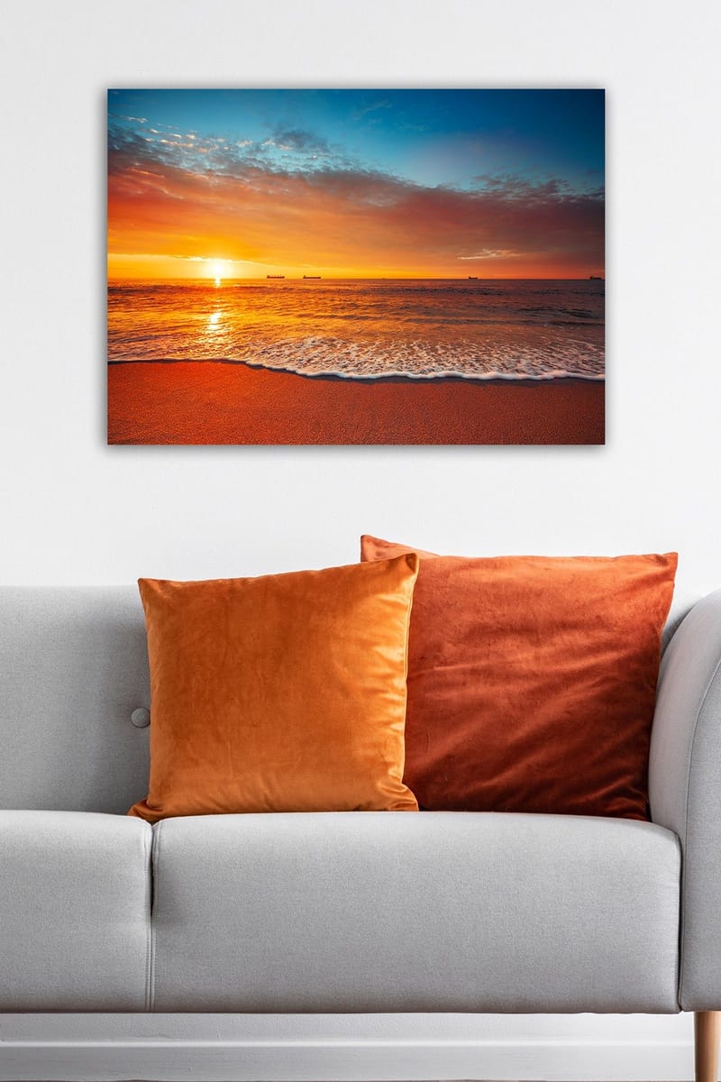 Dekorativ Canvasbilde 50x70 cm - Flerfarget - Interiør - Maleri & posters - Lerretsbilder