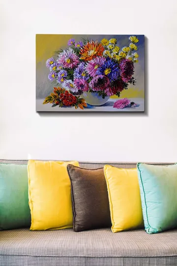 Dekorativ Canvasbilde 50x70 cm - Flerfarget - Interiør - Maleri & posters - Lerretsbilder