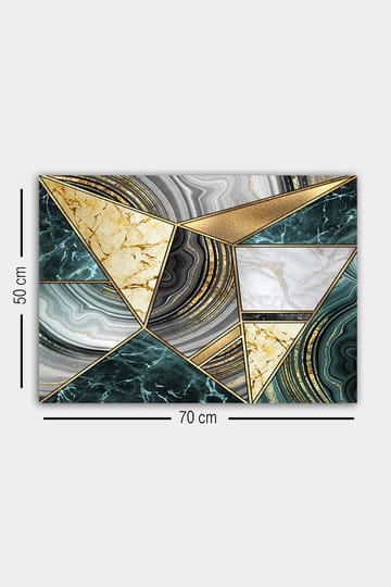 Dekorativ Canvasbilde 50x70 cm - Flerfarget - Interiør - Maleri & posters - Lerretsbilder