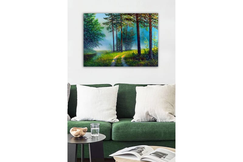 Dekorativ Canvasbilde 50x70 cm - Flerfarget - Interiør - Maleri & posters - Lerretsbilder