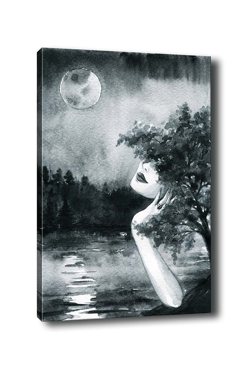 Dekorativ Canvasbilde 50x70 cm - Flerfarget - Interiør - Maleri & posters - Lerretsbilder