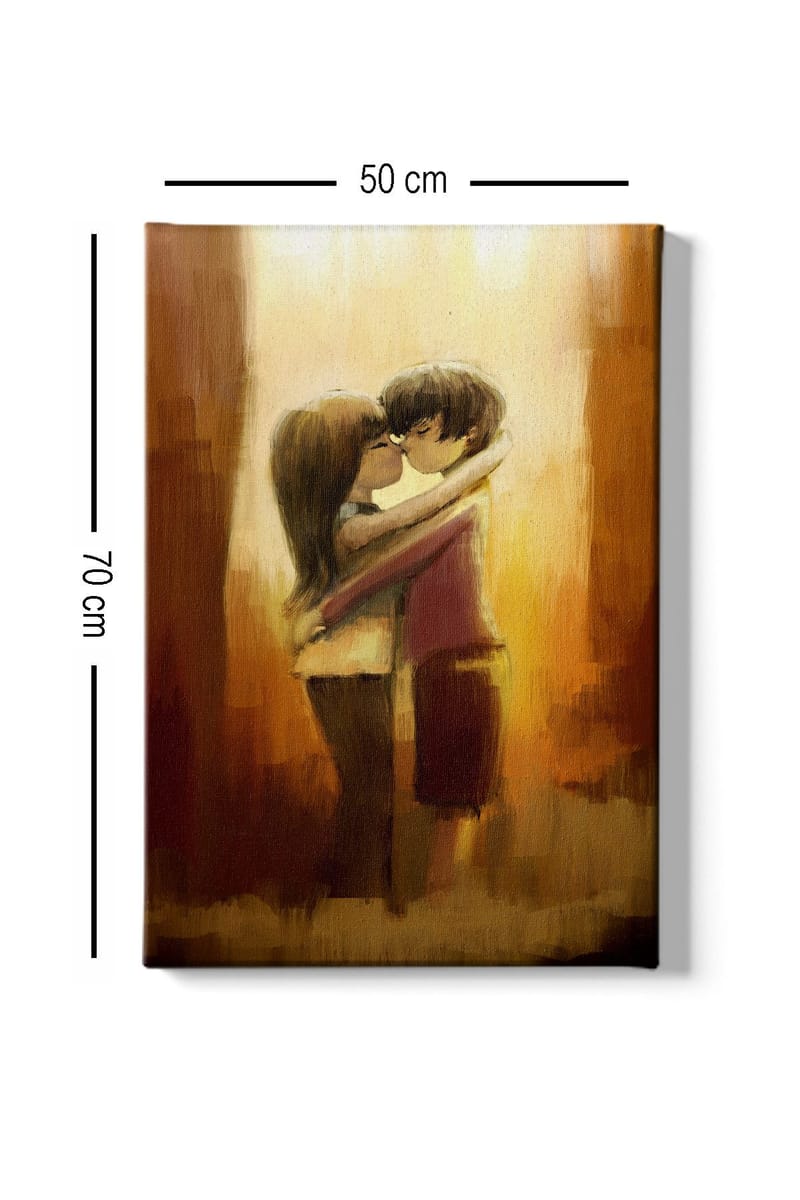 Dekorativ Canvasbilde 50x70 cm - Flerfarget - Interiør - Maleri & posters - Lerretsbilder