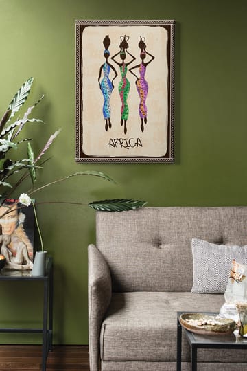 Dekorativ Canvasbilde 50x70 cm - Flerfarget - Interiør - Maleri & posters - Lerretsbilder