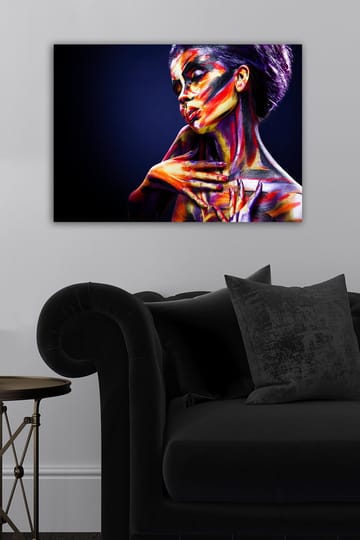 Dekorativ Canvasbilde 50x70 cm - Flerfarget - Interiør - Maleri & posters - Lerretsbilder