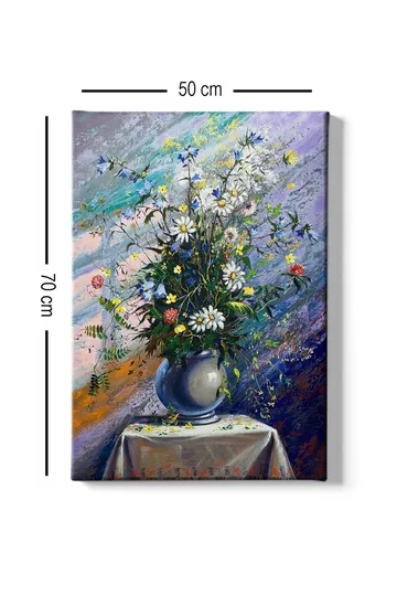 Dekorativ Canvasbilde 50x70 cm - Flerfarget - Interiør - Maleri & posters - Lerretsbilder