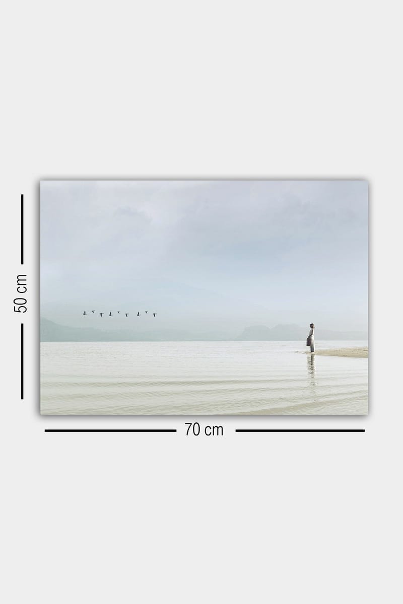 Dekorativ Canvasbilde 50x70 cm - Flerfarget - Interiør - Maleri & posters - Lerretsbilder