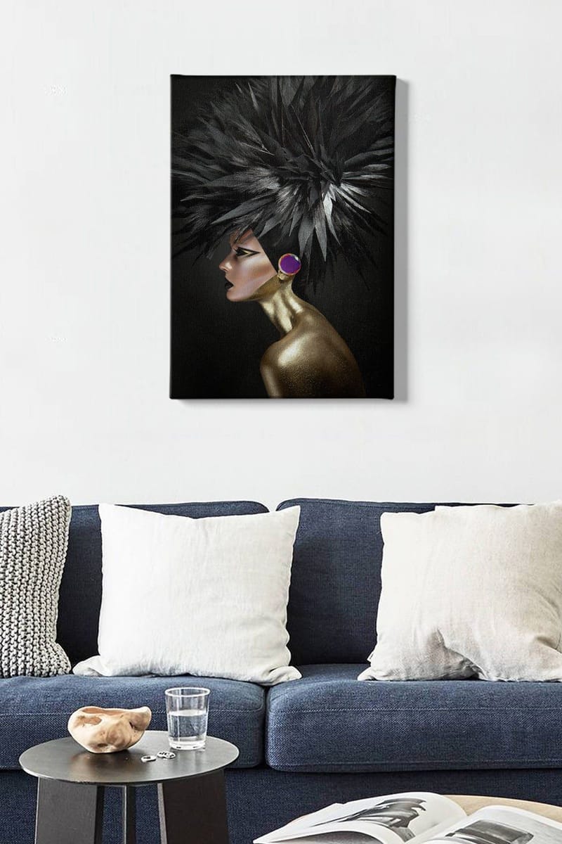 Dekorativ Canvasbilde 50x70 cm - Flerfarget - Interiør - Maleri & posters - Lerretsbilder