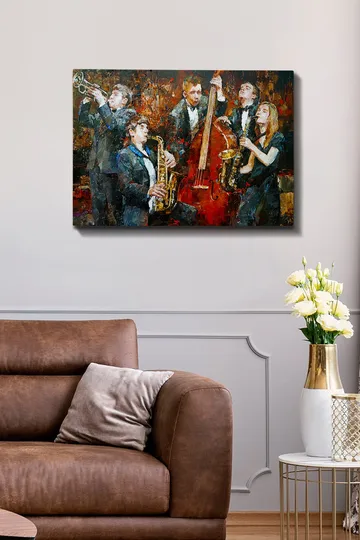 Dekorativ Canvasbilde 50x70 cm - Flerfarget - Interiør - Maleri & posters - Lerretsbilder