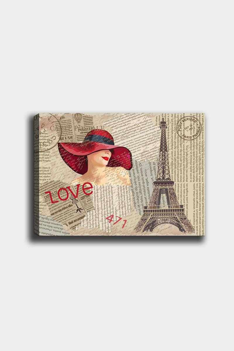 Dekorativ Canvasbilde 50x70 cm, Flerfarget