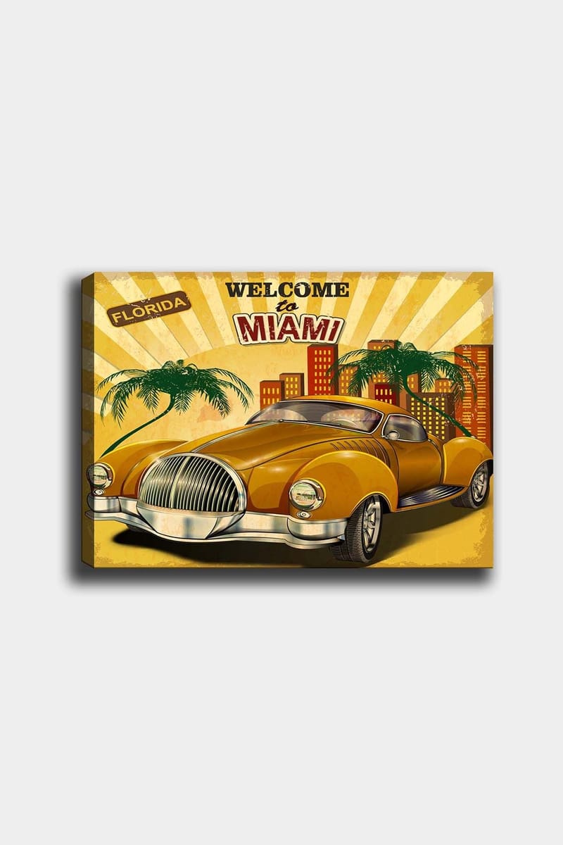 Dekorativ Canvasbilde 50x70 cm, Flerfarget