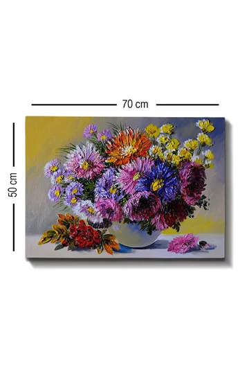 Dekorativ Canvasbilde 50x70 cm - Flerfarget - Interiør - Maleri & posters - Lerretsbilder