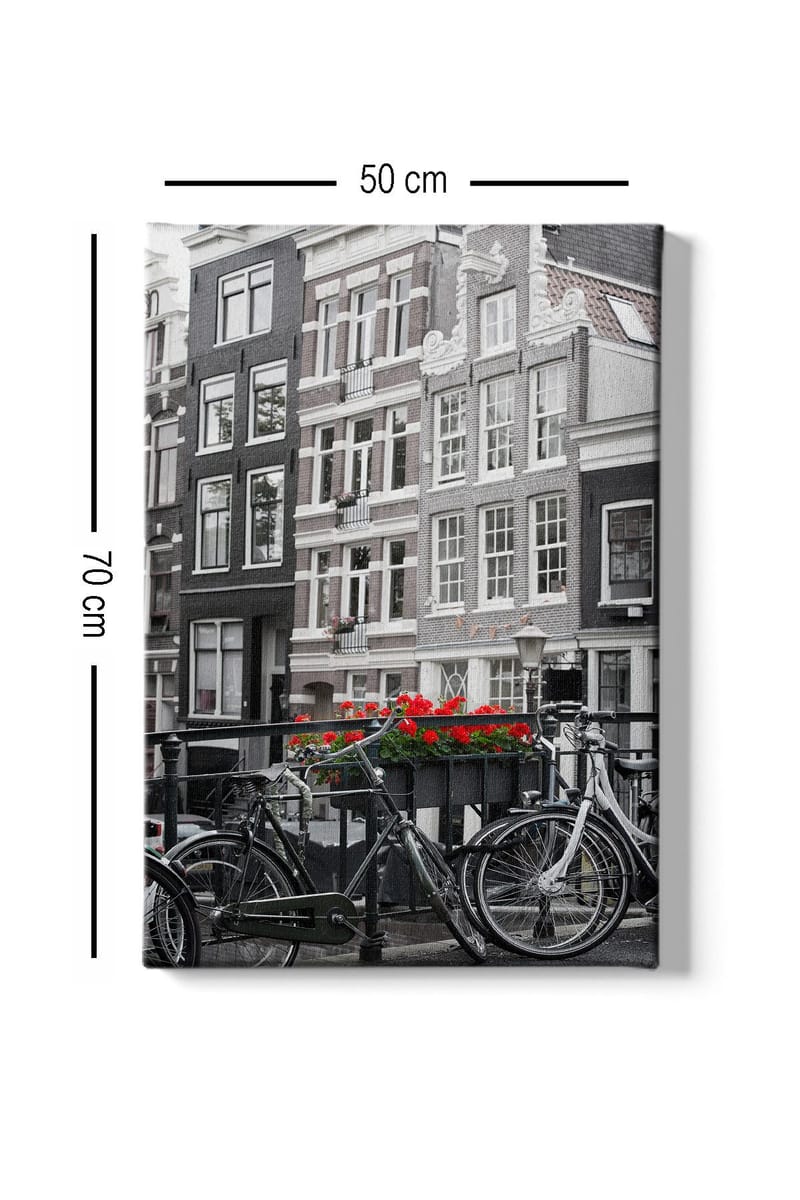 Dekorativ Canvasbilde 50x70 cm - Flerfarget - Interiør - Maleri & posters - Lerretsbilder