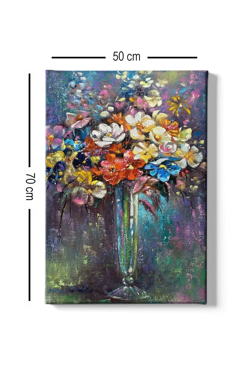 Dekorativ Canvasbilde 50x70 cm - Flerfarget - Interiør - Maleri & posters - Lerretsbilder