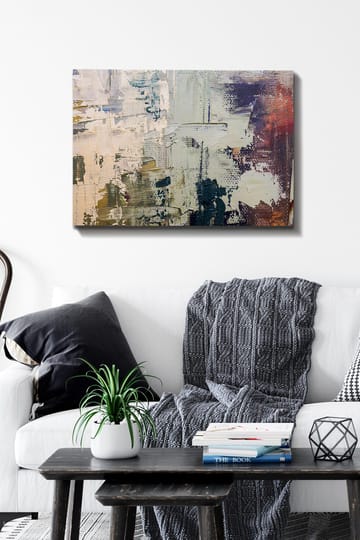 Dekorativ Canvasbilde 50x70 cm - Flerfarget - Interiør - Maleri & posters - Lerretsbilder