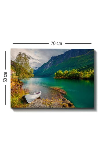 Dekorativ Canvasbilde 50x70 cm - Flerfarget - Interiør - Maleri & posters - Lerretsbilder