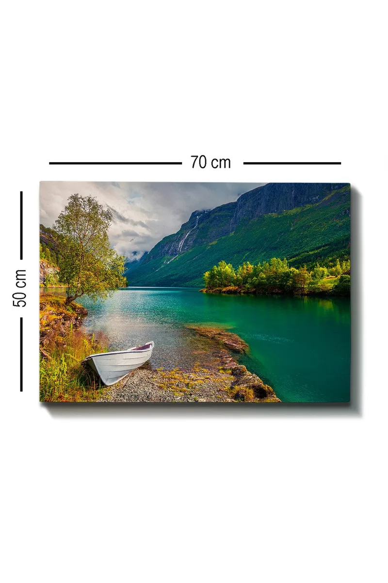 Dekorativ Canvasbilde 50x70 cm - Flerfarget - Interiør - Maleri & posters - Lerretsbilder