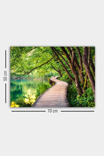 Dekorativ Canvasbilde 50x70 cm - Flerfarget - Interiør - Maleri & posters - Lerretsbilder