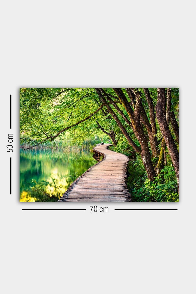 Dekorativ Canvasbilde 50x70 cm - Flerfarget - Interiør - Maleri & posters - Lerretsbilder