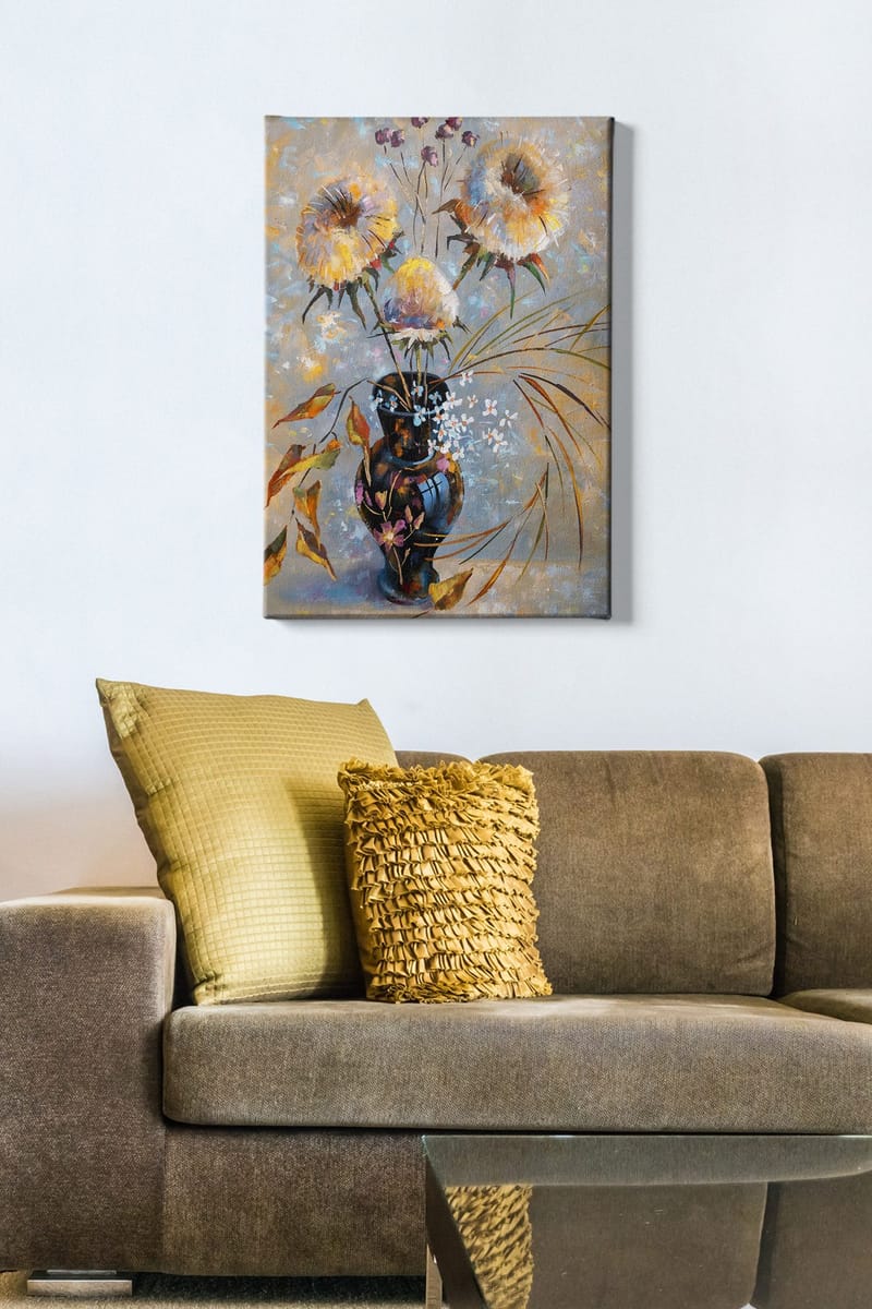 Dekorativ Canvasbilde 50x70 cm - Flerfarget - Interiør - Maleri & posters - Lerretsbilder