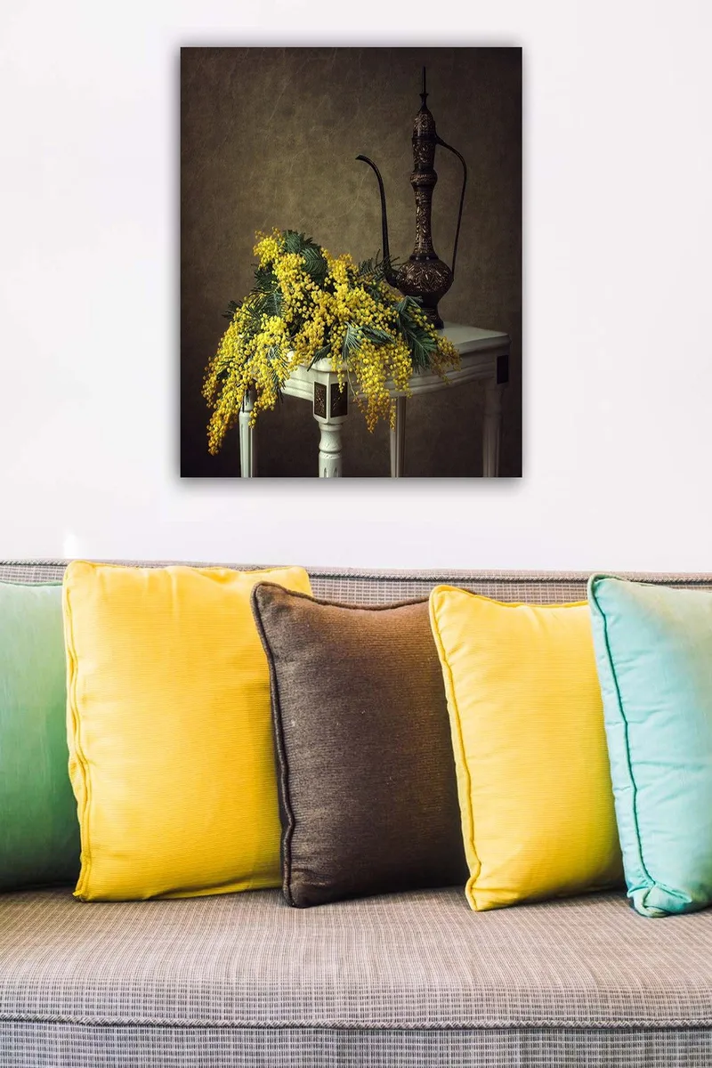 Dekorativ Canvasbilde 50x70 cm - Flerfarget - Interiør - Maleri & posters - Lerretsbilder