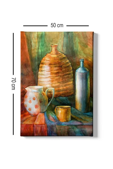 Dekorativ Canvasbilde 50x70 cm - Flerfarget - Interiør - Maleri & posters - Lerretsbilder