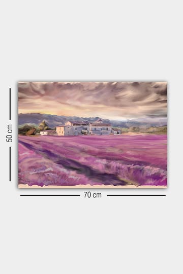 Dekorativ Canvasbilde 50x70 cm - Flerfarget - Interiør - Maleri & posters - Lerretsbilder