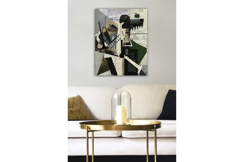 Dekorativ Canvasbilde 50x70 cm - Flerfarget - Interiør - Maleri & posters - Lerretsbilder