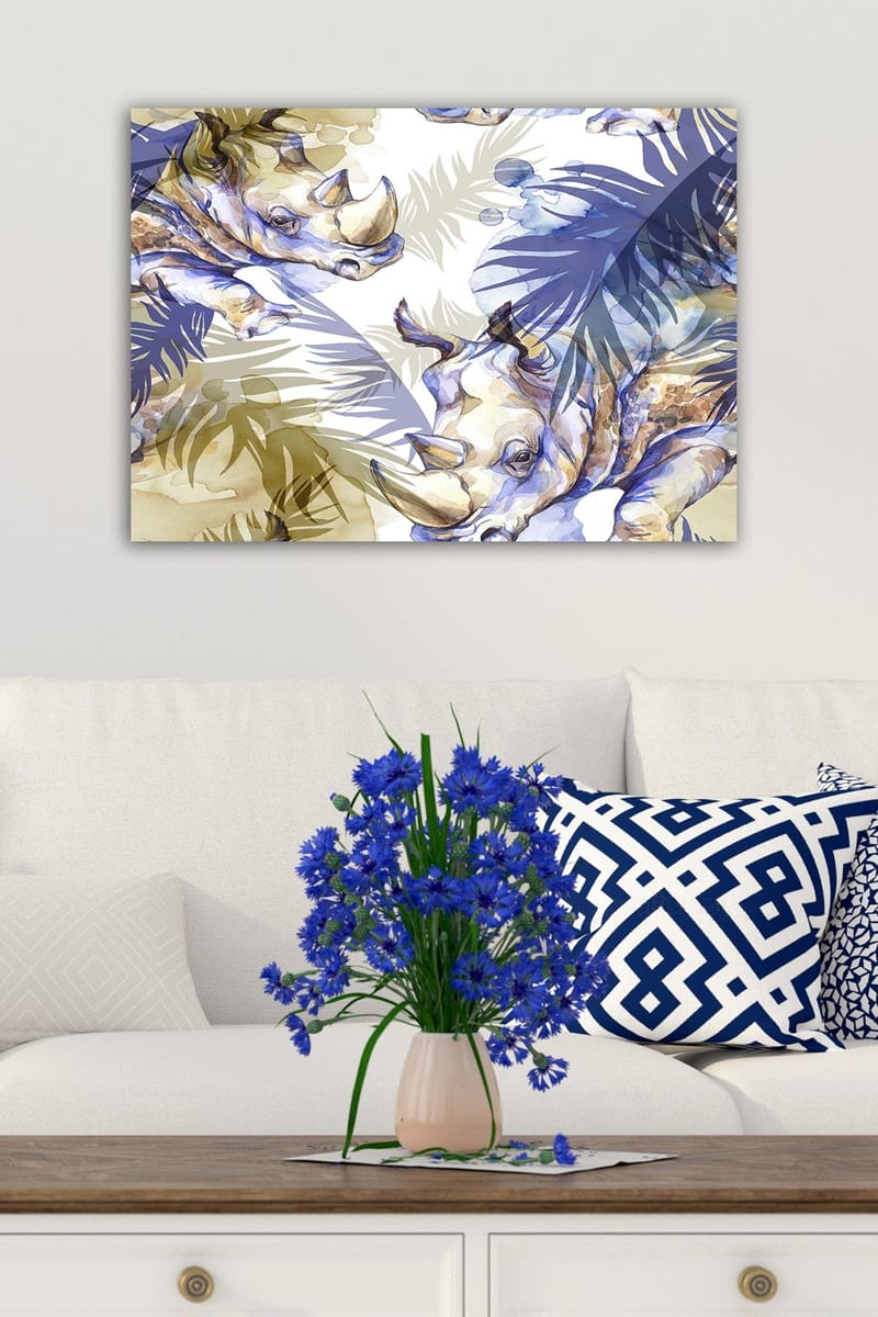 Dekorativ Canvasbilde 50x70 cm - Flerfarget - Interiør - Maleri & posters - Lerretsbilder