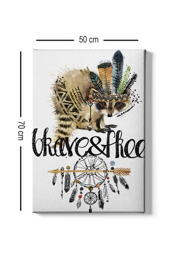 Dekorativ Canvasbilde 50x70 cm - Flerfarget - Interiør - Maleri & posters - Lerretsbilder