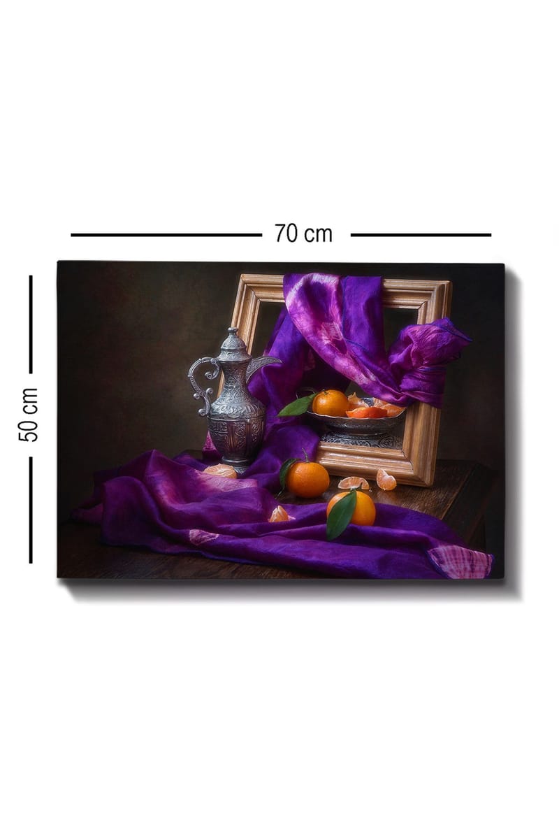 Dekorativ Canvasbilde 50x70 cm - Flerfarget - Interiør - Maleri & posters - Lerretsbilder