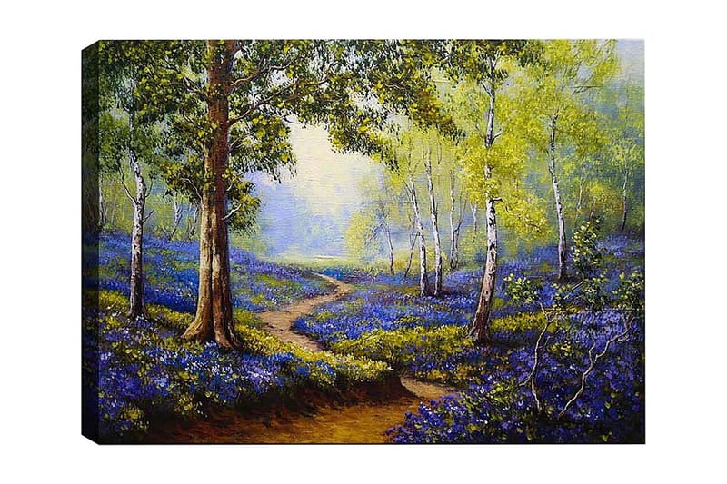 Dekorativ Canvasbilde 50x70 cm - Flerfarget - Interiør - Maleri & posters - Lerretsbilder