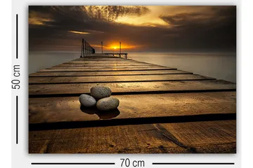 Dekorativ Canvasbilde 50x70 cm - Flerfarget - Interiør - Maleri & posters - Lerretsbilder