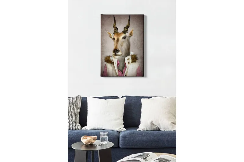 Dekorativ Canvasbilde 50x70 cm, Flerfarget