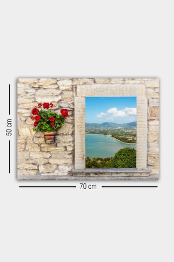 Dekorativ Canvasbilde 50x70 cm - Flerfarget - Interiør - Maleri & posters - Lerretsbilder