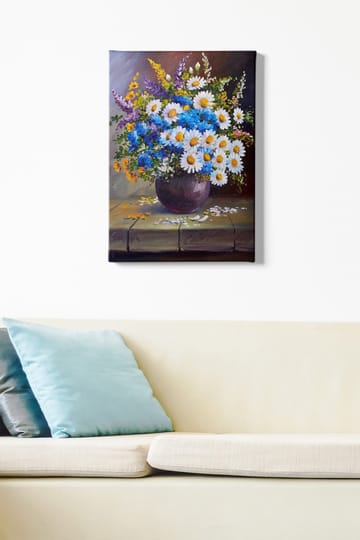 Dekorativ Canvasbilde 50x70 cm - Flerfarget - Interiør - Maleri & posters - Lerretsbilder