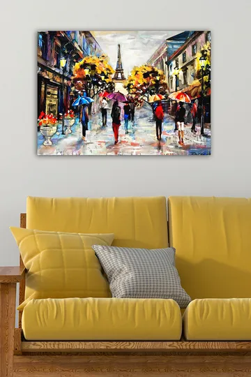 Dekorativ Canvasbilde 50x70 cm - Flerfarget - Interiør - Maleri & posters - Lerretsbilder