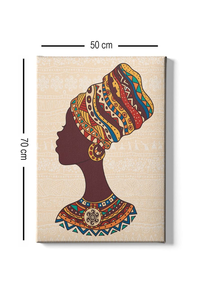 Dekorativ Canvasbilde 50x70 cm - Flerfarget - Interiør - Maleri & posters - Lerretsbilder