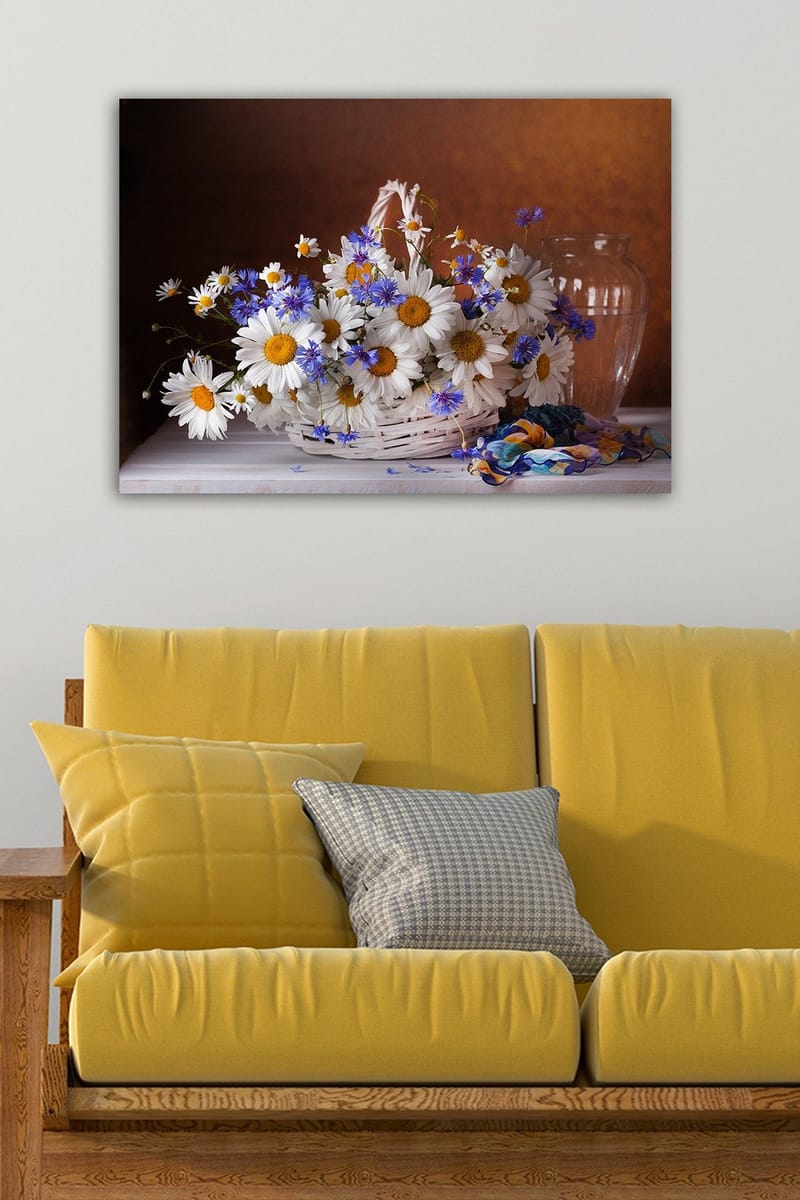 Dekorativ Canvasbilde 50x70 cm - Flerfarget - Interiør - Maleri & posters - Lerretsbilder