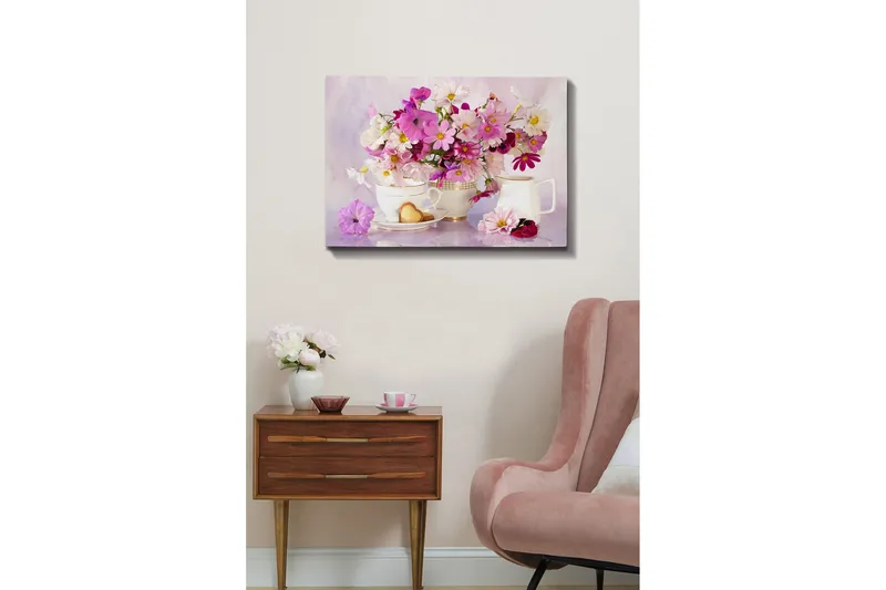 Dekorativ Canvasbilde 50x70 cm - Flerfarget - Interiør - Maleri & posters - Lerretsbilder