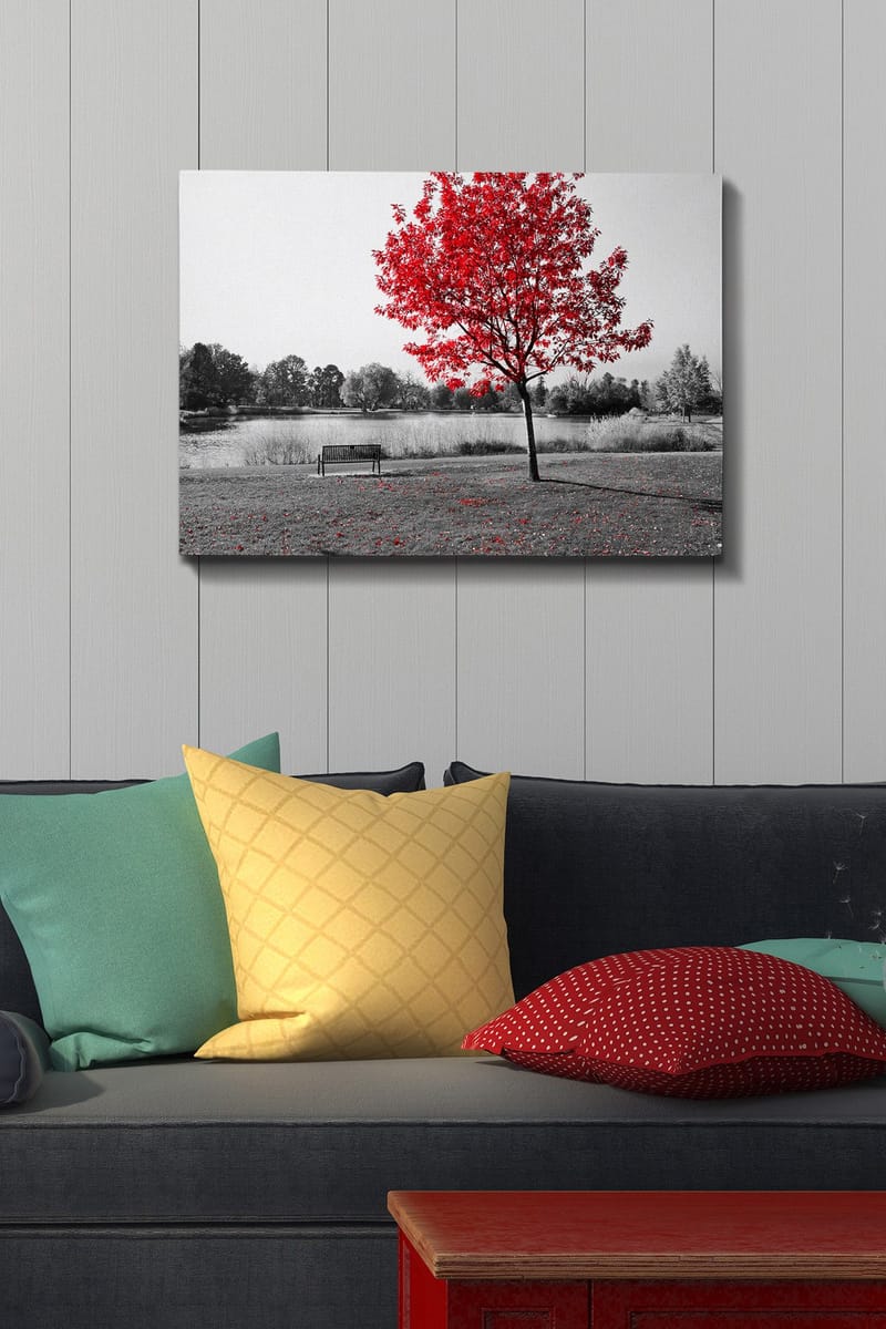 Dekorativ Canvasbilde 50x70 cm - Flerfarget - Interiør - Maleri & posters - Lerretsbilder