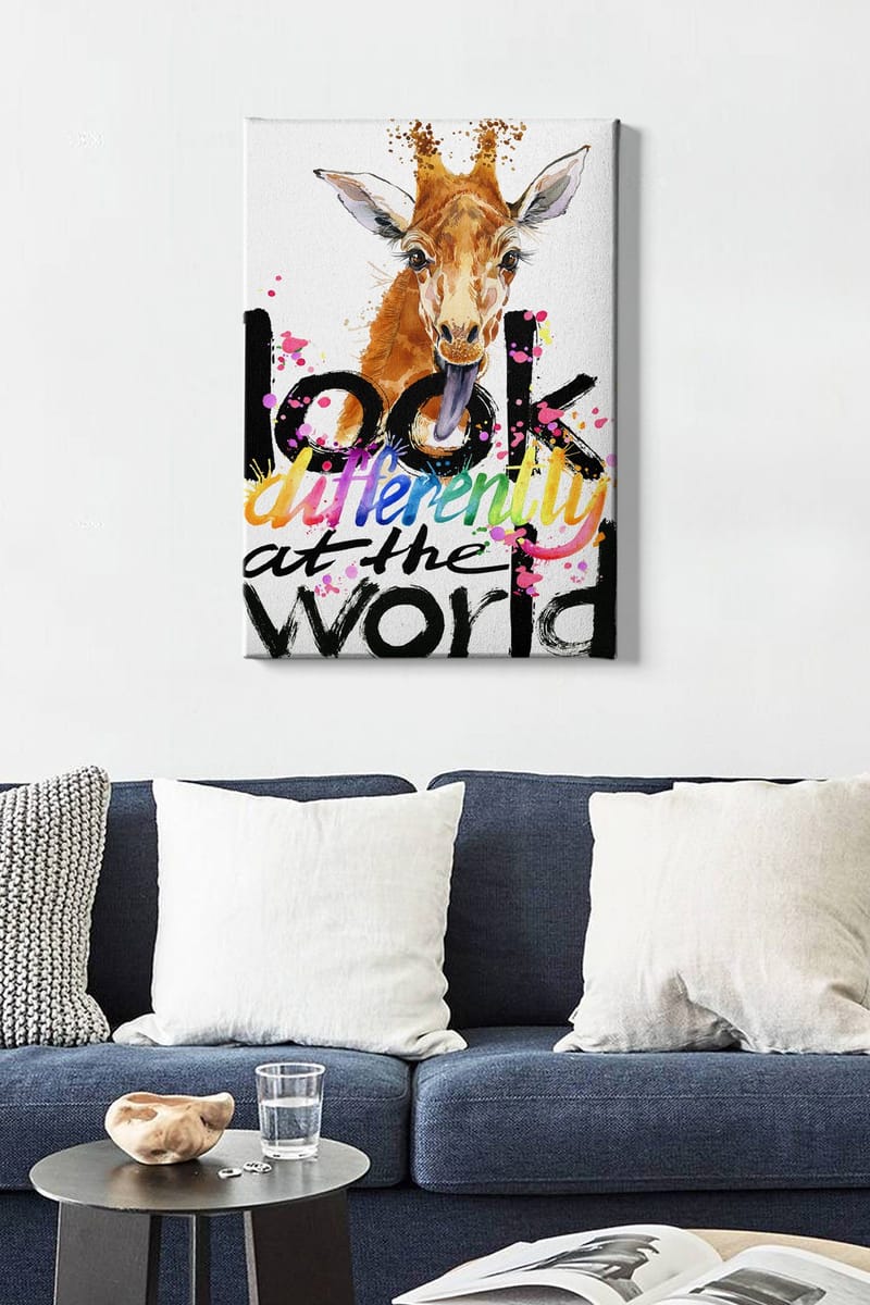 Dekorativ Canvasbilde 50x70 cm - Flerfarget - Interiør - Maleri & posters - Lerretsbilder