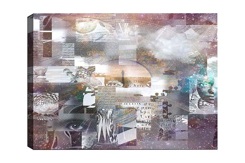 Dekorativ Canvasbilde 50x70 cm, Flerfarget