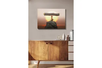 Dekorativ Canvasbilde 50x70 cm - Flerfarget - Interiør - Maleri & posters - Lerretsbilder