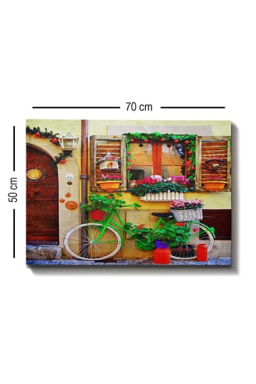 Dekorativ Canvasbilde 50x70 cm - Flerfarget - Interiør - Maleri & posters - Lerretsbilder